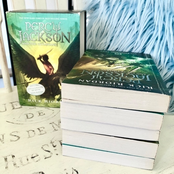 Disney, Percy Jackson and the Olympians, 5 Book, Paperback, 2014, Boxed Set - Picture 6 of 16